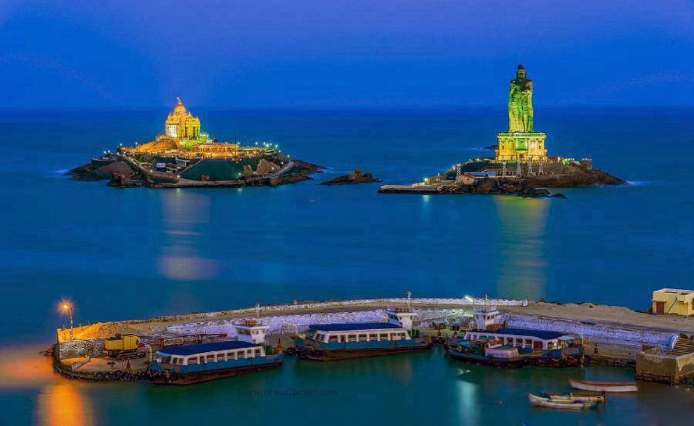 kanyakumari beautiful night view
