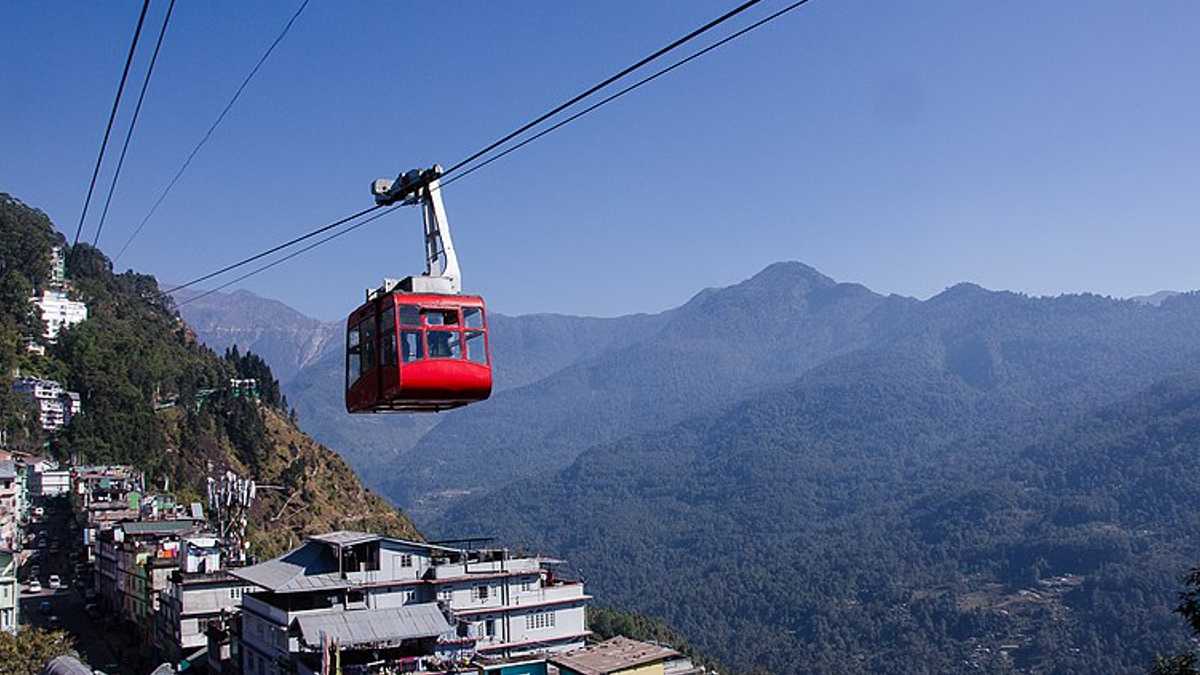 Ropeway at Gangtak
